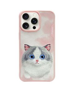 NIMMY case BIG EYED PET 2.0 Cat for IPHONE 15 Pro Max pink