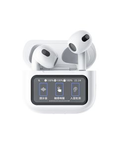 WiWU - TWS Earphones T23 with ANC function and touch screen - white