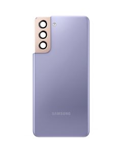 Battery Cover for Samsung Galaxy S21 5G G991, Phantom Violet, Pulled (Grade B)