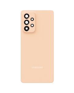 Battery Cover for Samsung Galaxy A53 5G A536, Peach, Pulled (Grade A)