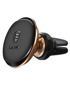 Magnetic Car Holder with Cable Clip Baseus Air Vent, Universal, Rose Gold C40141201G13-00 