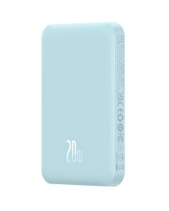Powerbank Baseus Magnetic Mini, 5000mAh, 20W, PD + FQI, Blue P10022107313-00 