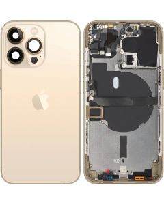 Battery Cover with Middle Frame for Apple iPhone 13 Pro, Gold, Pulled (Grade A) 