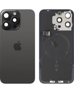 Battery Cover for Apple iPhone 15 Pro Max, Black Titanium, Pulled (Grade A) 