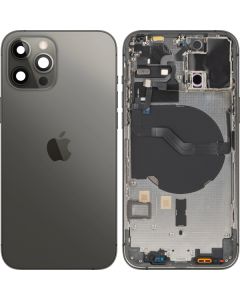 Battery Cover with Middle Frame for Apple iPhone 12 Pro, Graphite, Pulled (Grade A) 