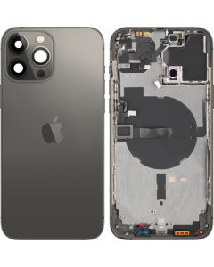 Battery Cover with Middle Frame for Apple iPhone 13 Pro Max, Graphite, Pulled (Grade A) 
