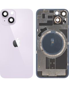 Battery Cover for Apple iPhone 14, Purple, Pulled (Grade A) 