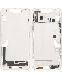 Middle Frame for Apple iPhone 14 Plus, Starlight, Pulled (Grade A) 