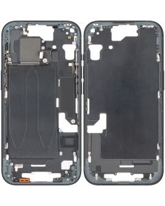 Middle Frame for Apple iPhone 15, Black, Pulled (Grade A) 