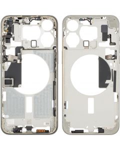 Middle Frame for Apple iPhone 15 Pro Max, Natural Titanium, Pulled (Grade A) 
