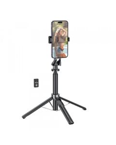 Bluetooth Selfie Stick And Tripod Stand Hoco K21, Universal, Black 
