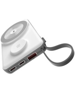Powerbank Choetech B695, 10000mAh, 20W, QC + PD + FQI, White 