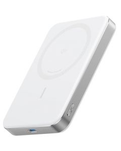 Powerbank Anker MagGo Slim, 10000mAh, 30W, PD + FQI, White A1664H21 