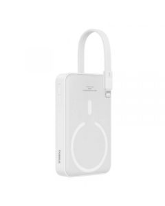 Powerbank Baseus Magnetic Mini, 10000mAh, 20W, PD + FQI, White P10022109223-00 