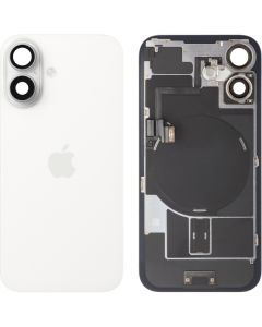 Battery Cover for Apple iPhone 16, White, Pulled (Grade A) 