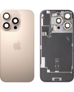 Battery Cover for Apple iPhone 16 Pro, Desert Titanium, Pulled (Grade A) 