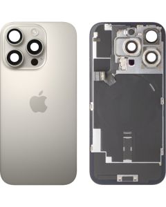Battery Cover for Apple iPhone 16 Pro, Natural Titanium, Pulled (Grade A) 