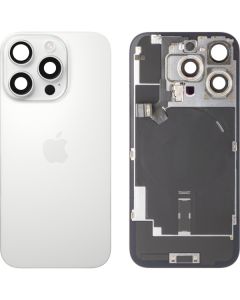 Battery Cover for Apple iPhone 16 Pro, White Titanium, Pulled (Grade A) 