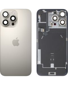 Battery Cover for Apple iPhone 16 Pro Max, Natural Titanium, Pulled (Grade A) 
