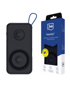 Powerbank 3MK PastelUp, 10000mAh, 22.5W, QC + PD + FQI, Black 