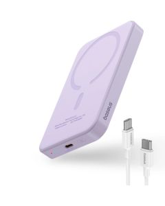 Powerbank Baseus Magnetic Mini, 5000mAh, 20W, PD + FQI, Purple P10022107513 
