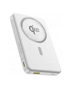 Powerbank Baseus Airpow2 Qi2, 10000mAh, 22.5W, QC + PD + FQI, White 