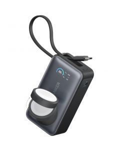 Powerbank Anker MagGo, 10000mAh, 35W, PD + QI, Black A1657H11