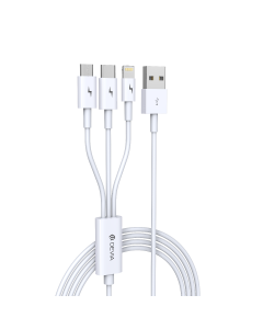 Devia Smart series 3in1 charging cable (Micro, Type-c, Lightning)
