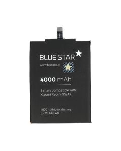 Battery for Xiaomi Redmi 3/3S/3X/4X (BM47) 4000 mAh Li-Ion Blue Star