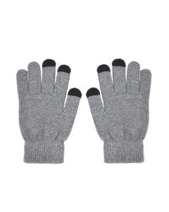 Touch screen gloves TRIANGLE for Woman grey