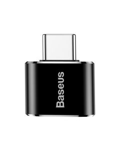 BASEUS Adapter OTG USB to Typ-C 2 4A  black