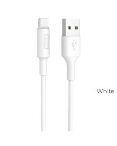 HOCO cable USB Soarer charging data cable for Typ C X25 white