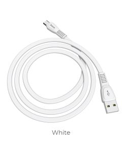 HOCO Noah charging data cable for Micro X40 1 metr white