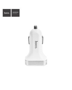 HOCO car charger 2 x USB 3 1A LCD Z3 white