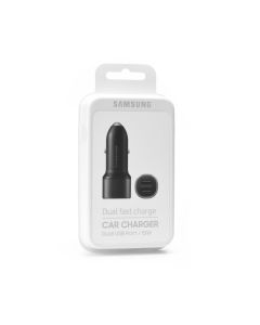 Original Car Charger Samsung EP-L1100NBEGWW Dual USB 2A black blister