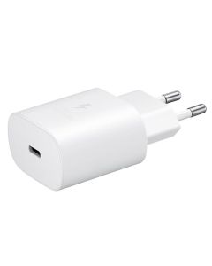 Original Wall Charger Samsung Fast Charger EP-TA800XWEGWW USB Typ C 3A 25W white blister