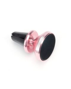 Car holder for smartphone Magnetic to air vent gold pink