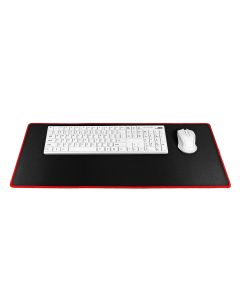 Gaming mousepad 700x300x3mm / black/ red stitching
