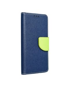 Fancy Book case for  HUAWEI Y5 2018 navy/lime