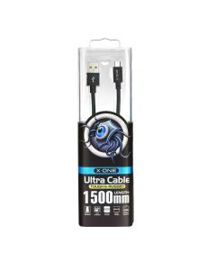 USB data cable X-ONE - micro USB - black