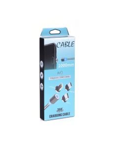 Cable MAGNET 3in1 (ending Micro + iPhone Lightning 8-pin + Type C)
