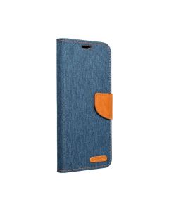 CANVAS Book case for HUAWEI Mate 20 Lite navy blue