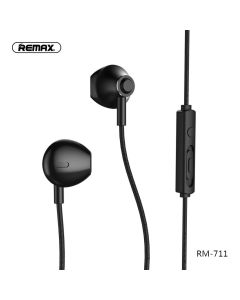 REMAX earphones RM-711 black