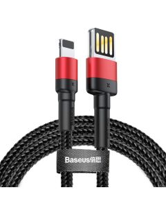 BASEUS cable Cafule for iPhone Lightning 8-pin 2 4A CALKLF-G91 1m Red-Black