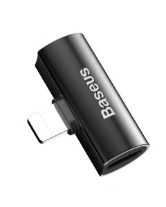 BASEUS adapter HF for iPhone Lightning 8-pin to 2x Lighning 8-pin CAL46-01 black