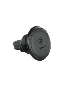 BASEUS car holder Magnetic Air Vent Car Mount Holder with cable clip Black SUGX-A01