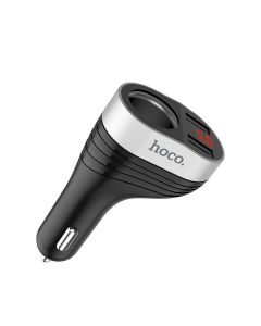 HOCO car charger double USB port 3 1A with cigarette lighter Z29
