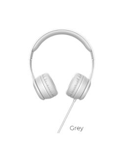 HOCO headphones W21 Graceful charm wire control grey