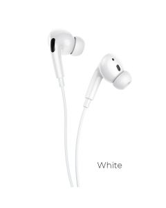 HOCO M1 Pro Original series earphones jack 3 5mm with mic white