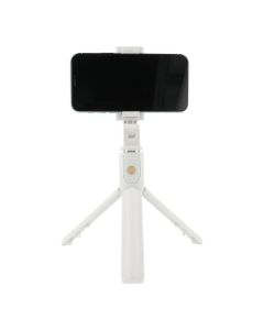 Combo selfie stick with tripod and remote control bluetooth white K07
